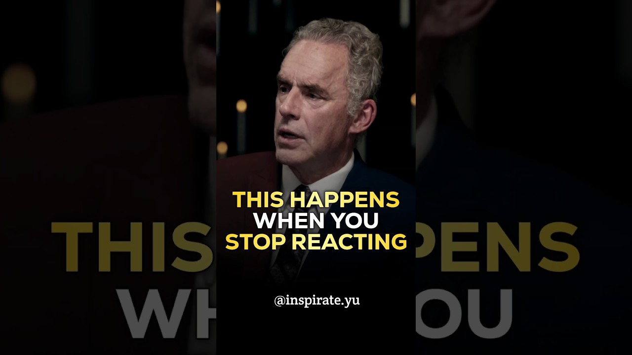 Это происходит, когда перестаешь реагировать — Джордан Питерсон