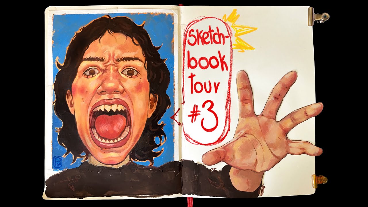 sketchbook tour #3 (septiembre 2024 - mayo 2025)🌝 paoocede
