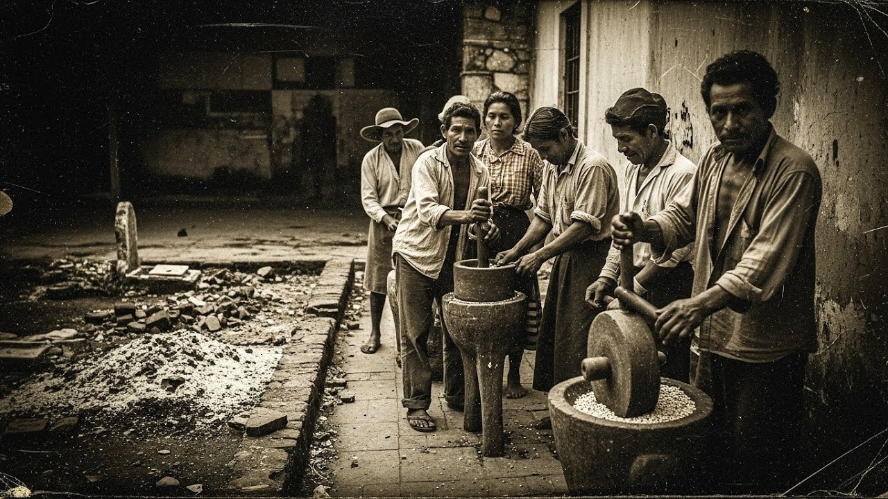 (1976, Veracruz) El Café de los Muertos — Molían granos junto a cenizas del panteón local