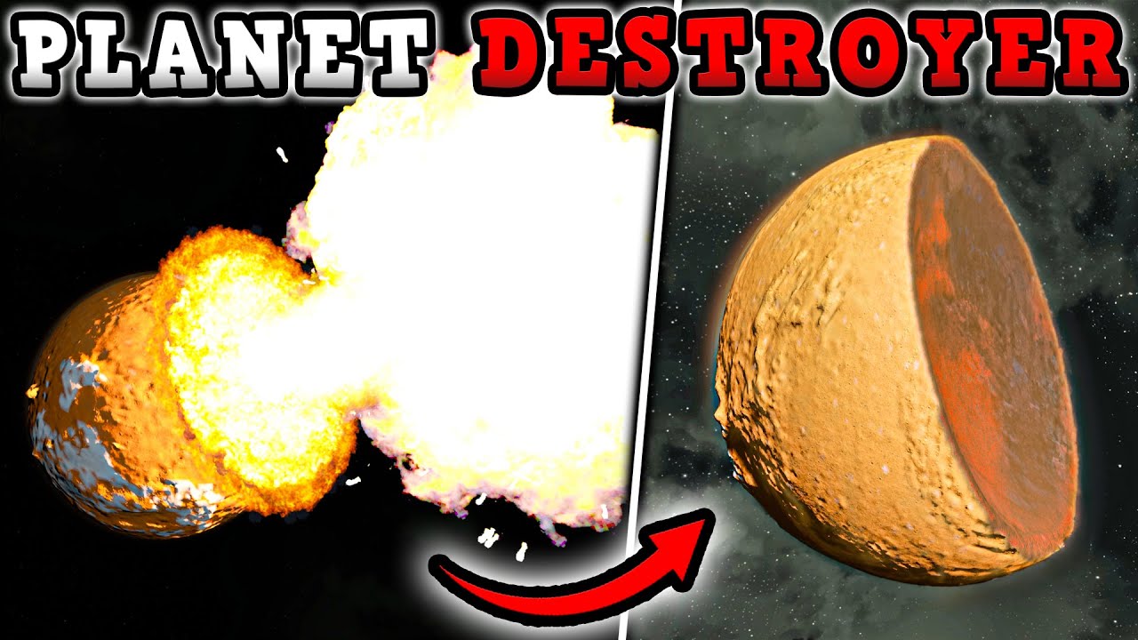 Building the MOST DESTRUCTIVE weapon in Space Engineers 💥