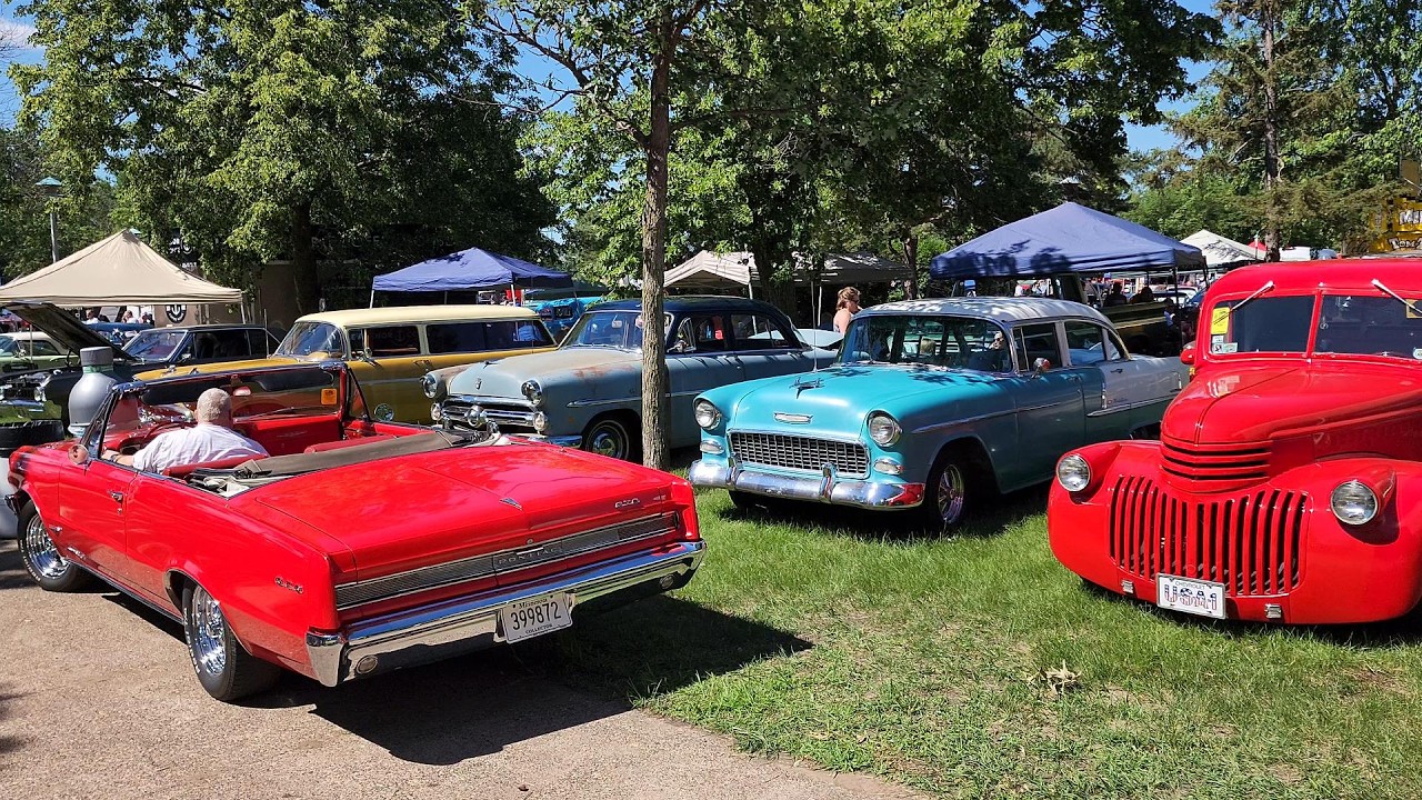 MSRA Back to the 50s {2022 classic car show} 1000s of 1964 back classic cars & old trucks Minnesota