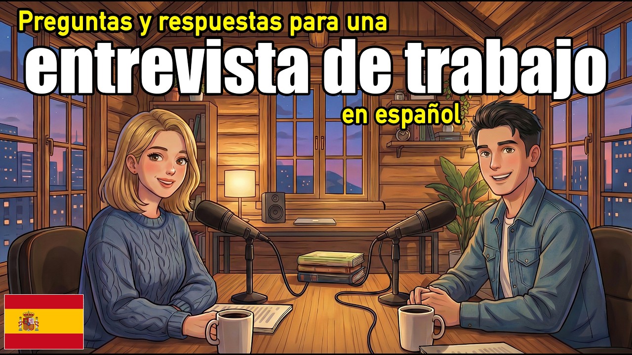 Job Interview Questions and Answers in Spanish | Daily Spanish Conversation Practice