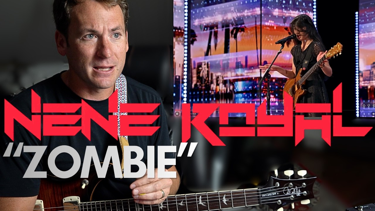 Учитель игры на гитаре РЕАГИРУЕТ: &laquo;ZOMBIE&raquo; &mdash; NENE ROYAL | The Cranberries | ПРОСЛУШИВАНИЕ НА AGT ...