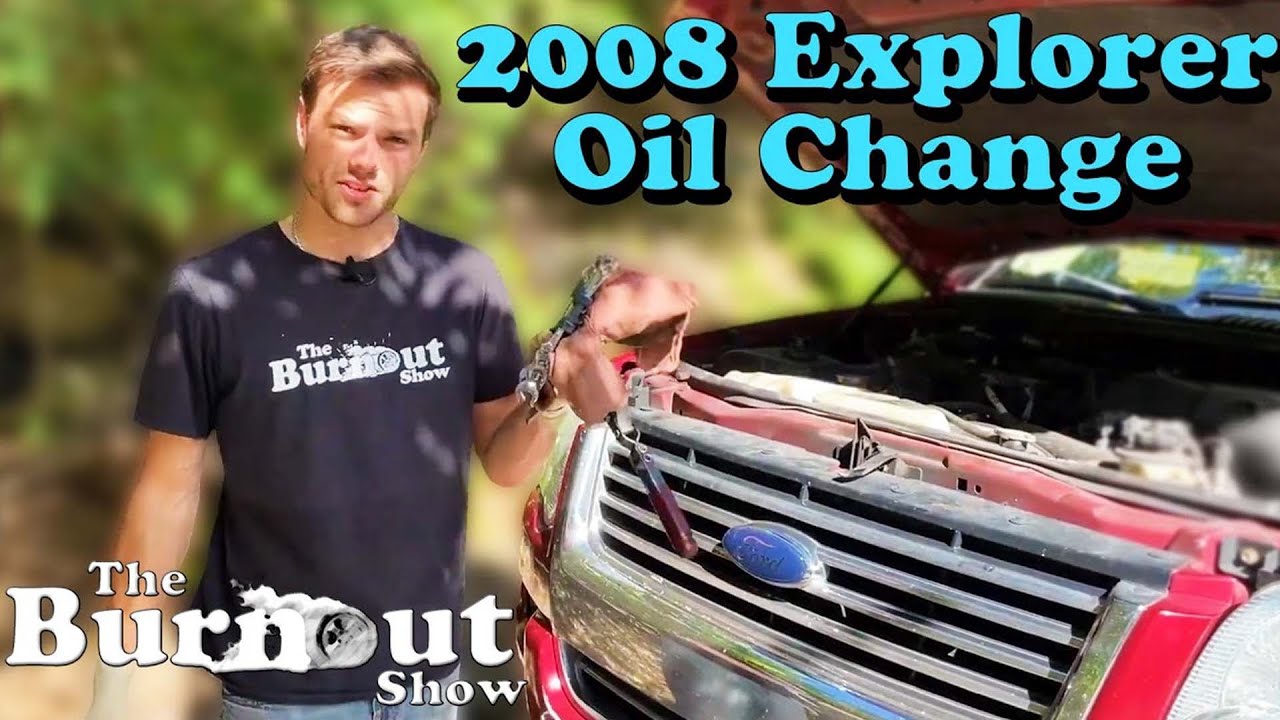 How To Do An Oil Change On A 2008 Ford Explorer - Burnout Tutorials