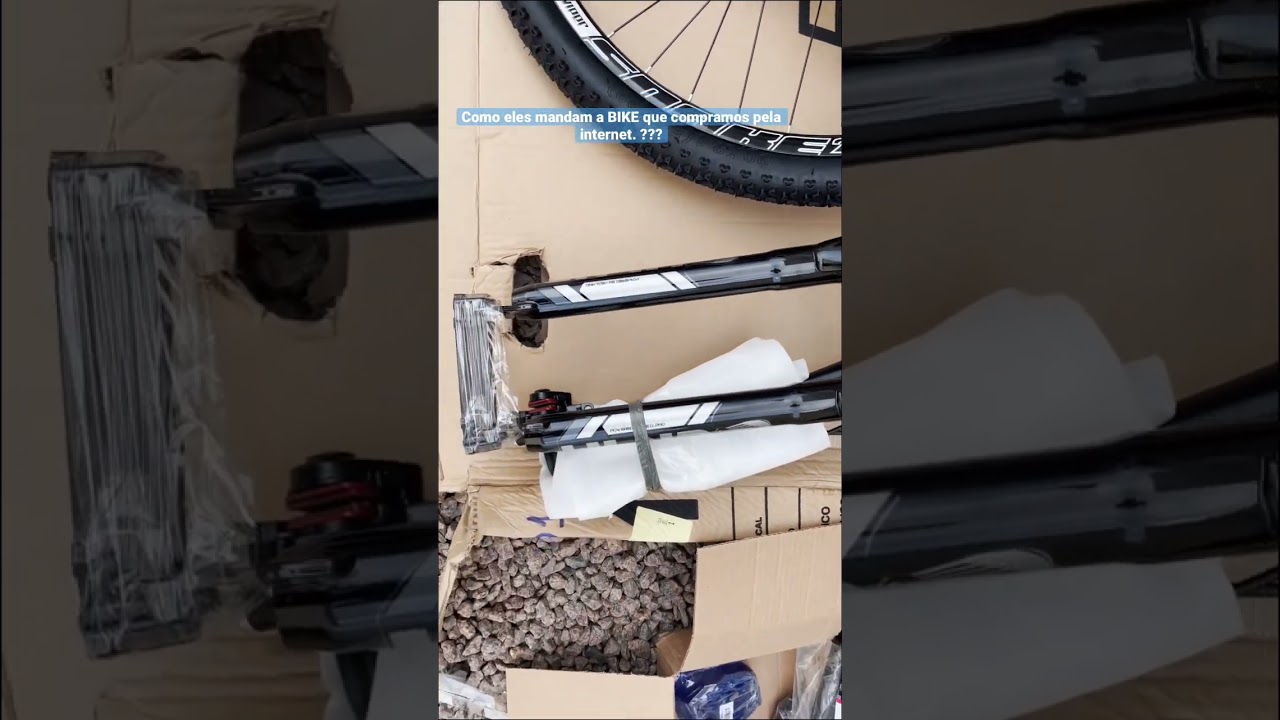 Comprei uma BIKE pela Internet e como chegou aqui em casa ?