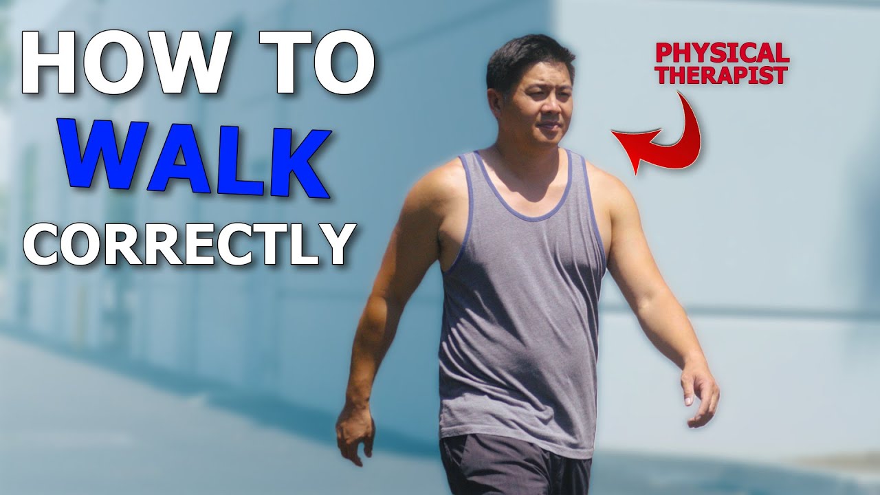 Physical Therapist Shows Proper Walking Posture | How To Walk 10 Year Anniversary