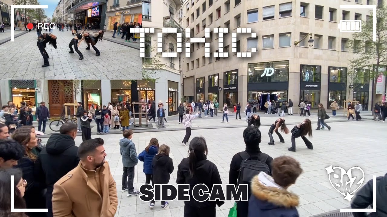 [SIDECAM | KPOP IN PUBLIC, FRANCE] | YEJI X GISELLE X JULIE - TOXIC | Dance Cover by BGZ