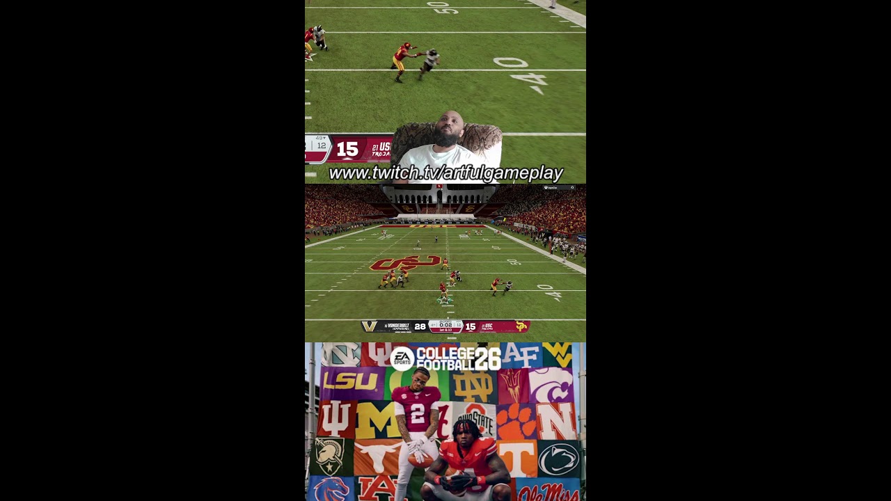 Playing College Football 26 LIVE