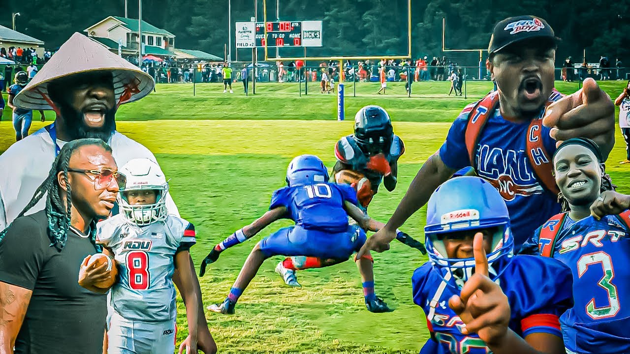 NC Giants SRT BOYZ vs 12U RDU🔥🔥THESE BOYZ AINT PLAYIN!!!☣️ 2021 Youth Football