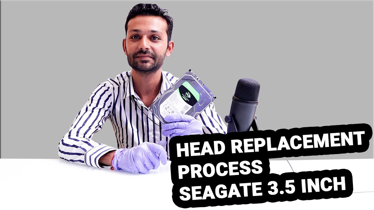 head replacement process on 3.5 inch seagate hard drives