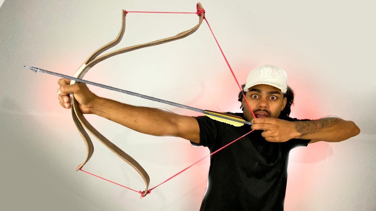 FIZ UM ARCO E FLECHA COM PVC