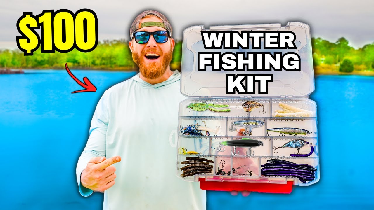 $100 ULTIMATE Winter Fishing Kit CHALLENGE (1v1)