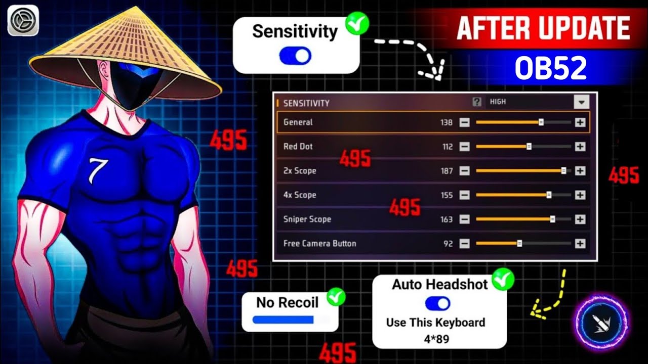 Free Fire Max Headshot Setting After Update 2026⚡Best Sensitivity Settings ⚙️| Sensitivity Setting