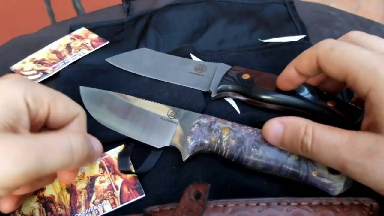 dulo  custom knives  Fost &Tim models