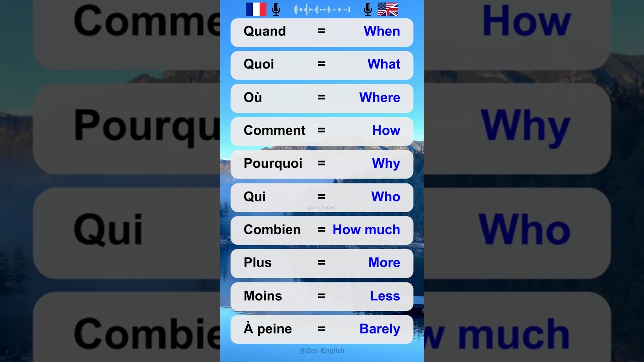 10 mots pour mieux comprendre l&rsquo;anglais 🇬🇧 ✅