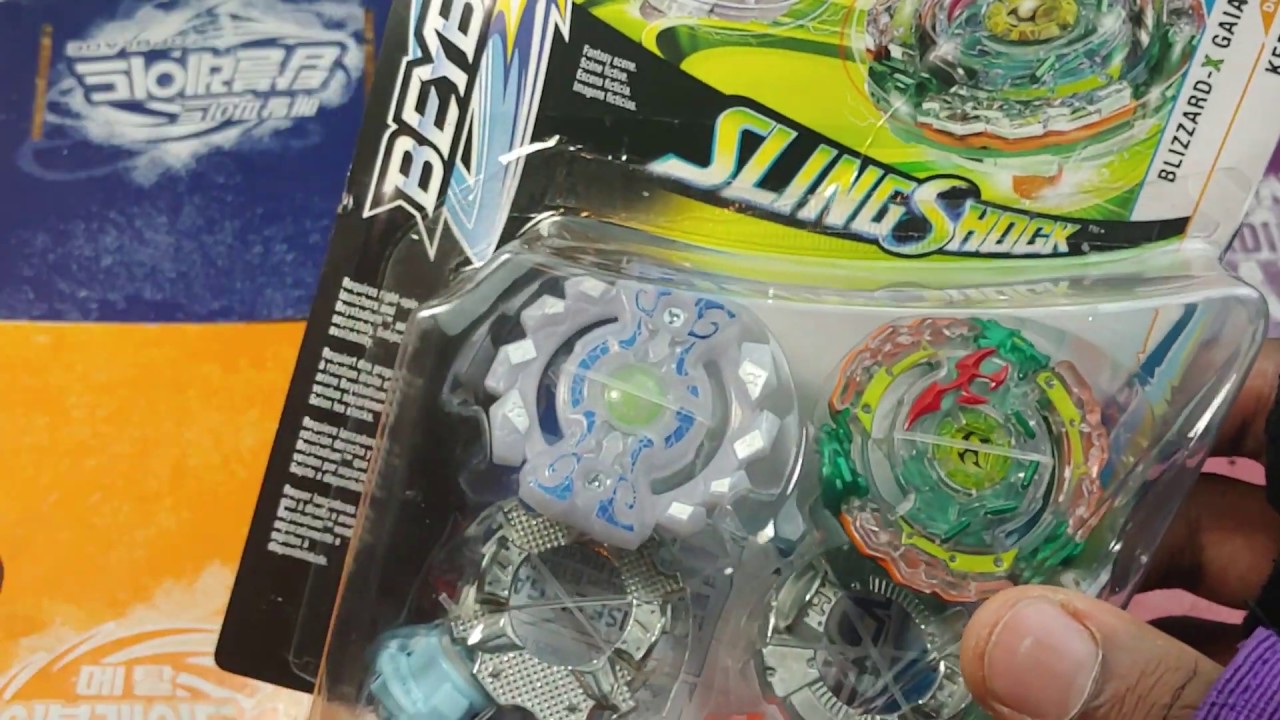 BLIZZARD-X GAIANON/KERBEUS K4 2-PACK UNBOXING! BEYBLADE BURST TURBO!