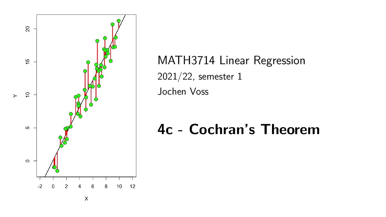MATH3714, Section 4.3: Cochran's Theorem