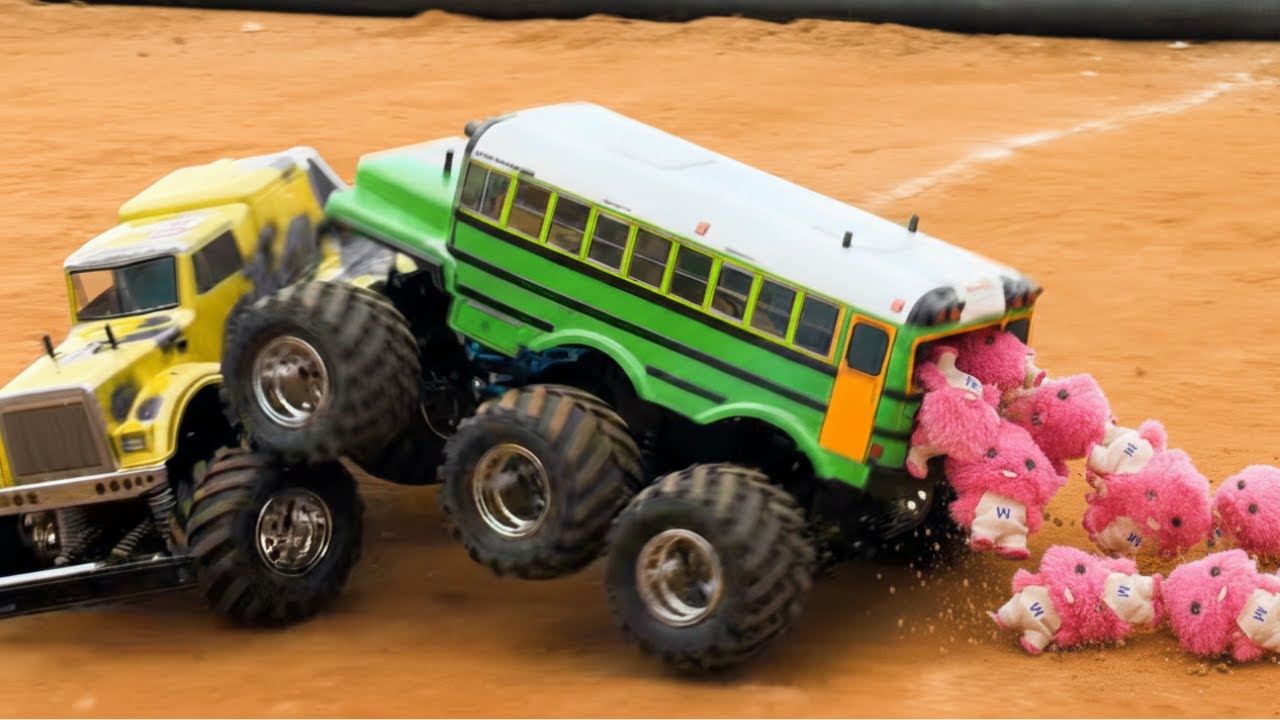【RC 6輪爆走🚜💨】神カスタム集結！6輪駆動マシンの笑えて超楽しい、そしてド迫力！ガチンコバトル🚜🔥🚜