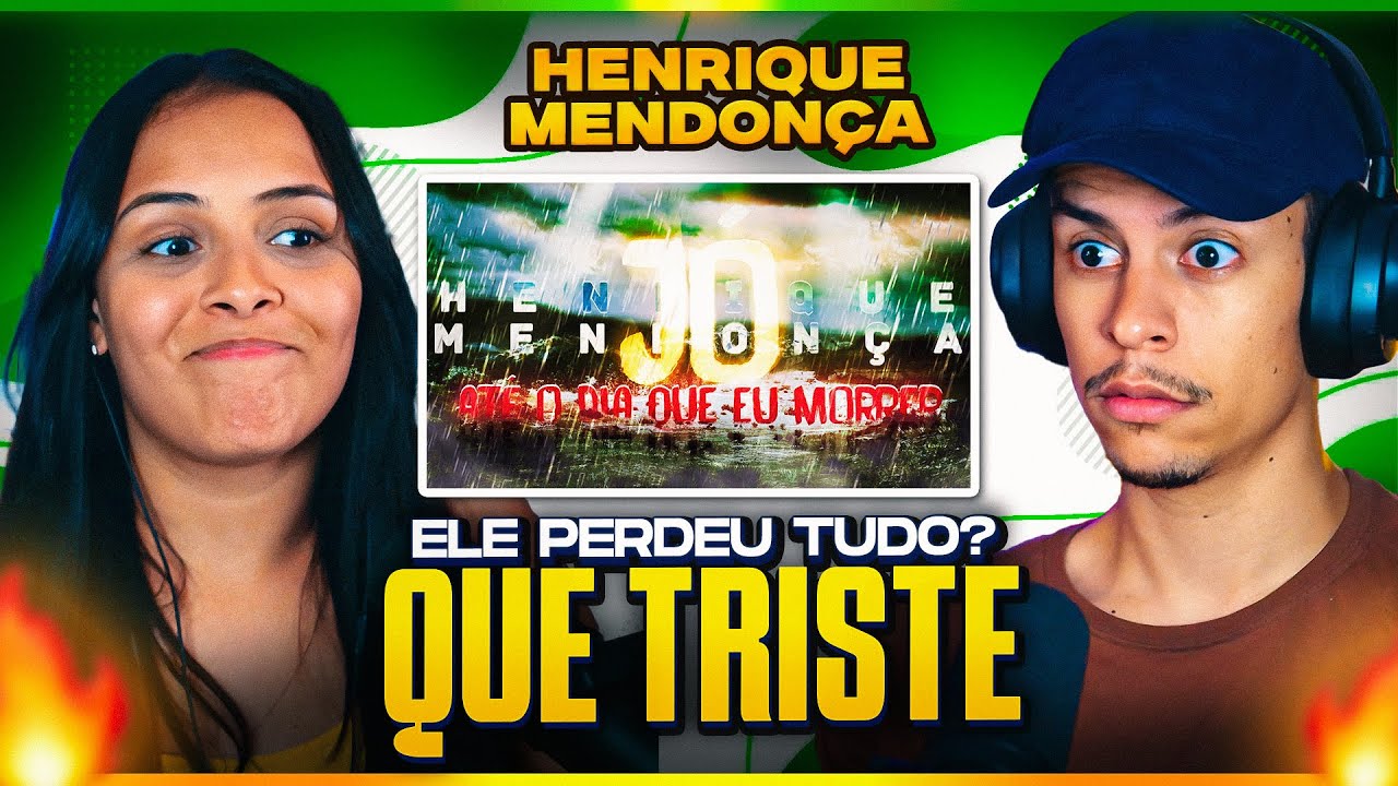HENRIQUE MENDONÇA: Rap de Jó - ATÉ O DIA QUE EU MORRER | [Casal Jounin React] 🔥