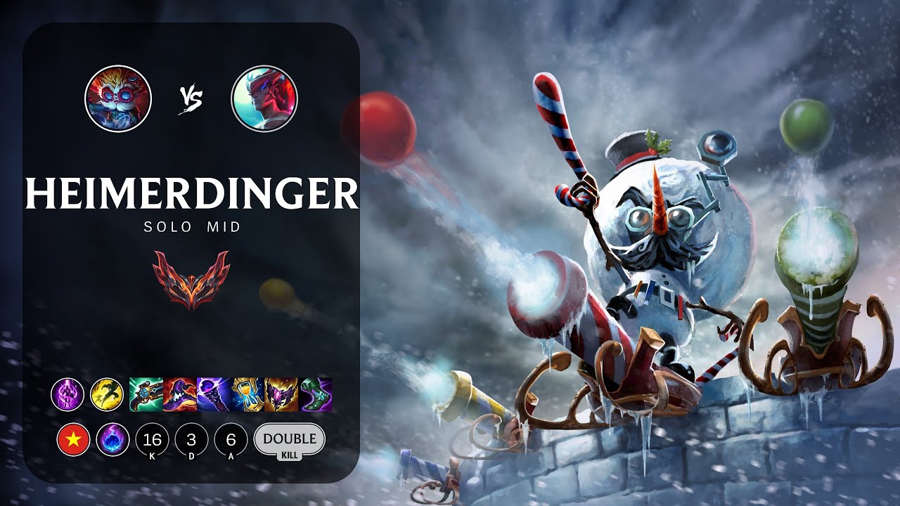 Heimerdinger Mid vs Yone - VN Grandmaster Patch 14.2