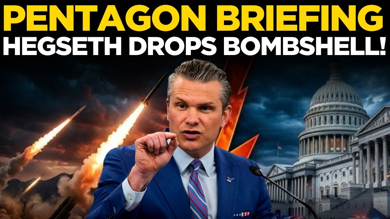 Iran War News LIVE | Secretary Pete Hegseth & Gen. Dan Caine Pentagon Briefing on Iran War | US News