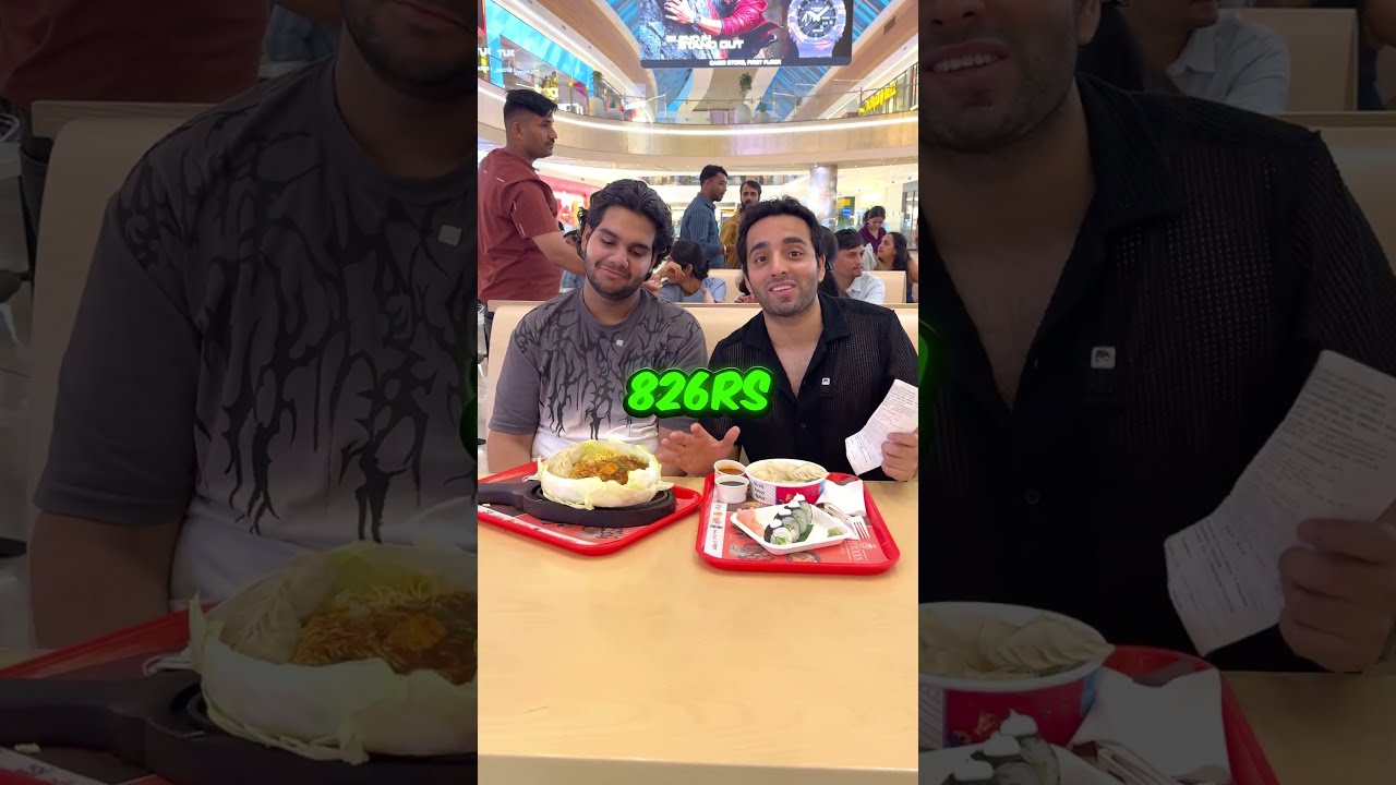 Unlimited Food Court Challenge 🤯💸 #foodchallenge