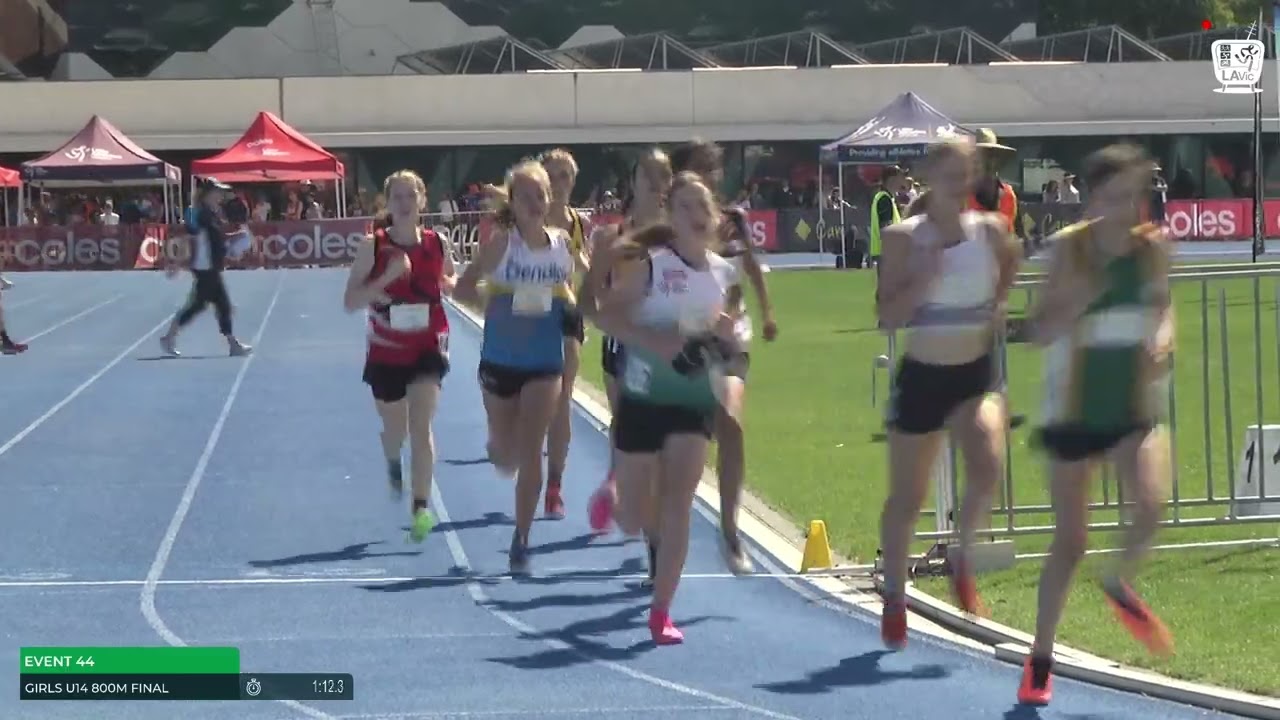 Girls U14 800m Final: 2022/23 State Track and Field Championships