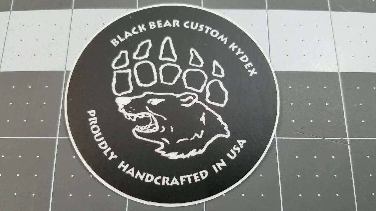 Sheaths and Mounting Hardware Available From Black Bear Custom Kydex