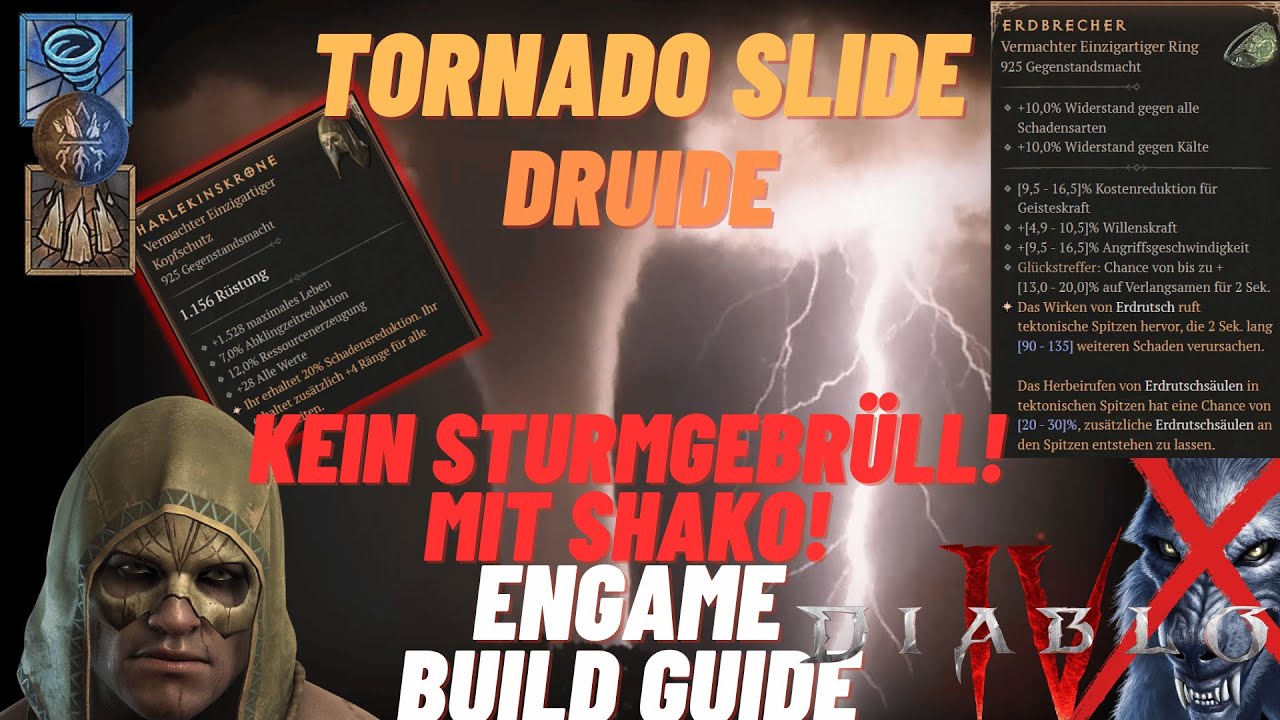 Tornado Slide Druide - FINALER Diablo 4 Season 4 BUILD GUIDE - Sehr spaßiger end of Season BUILD!