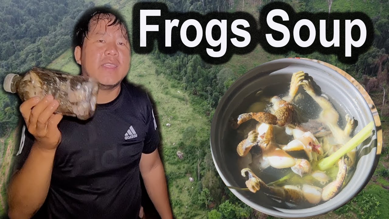 Catching Frogs  for cooking