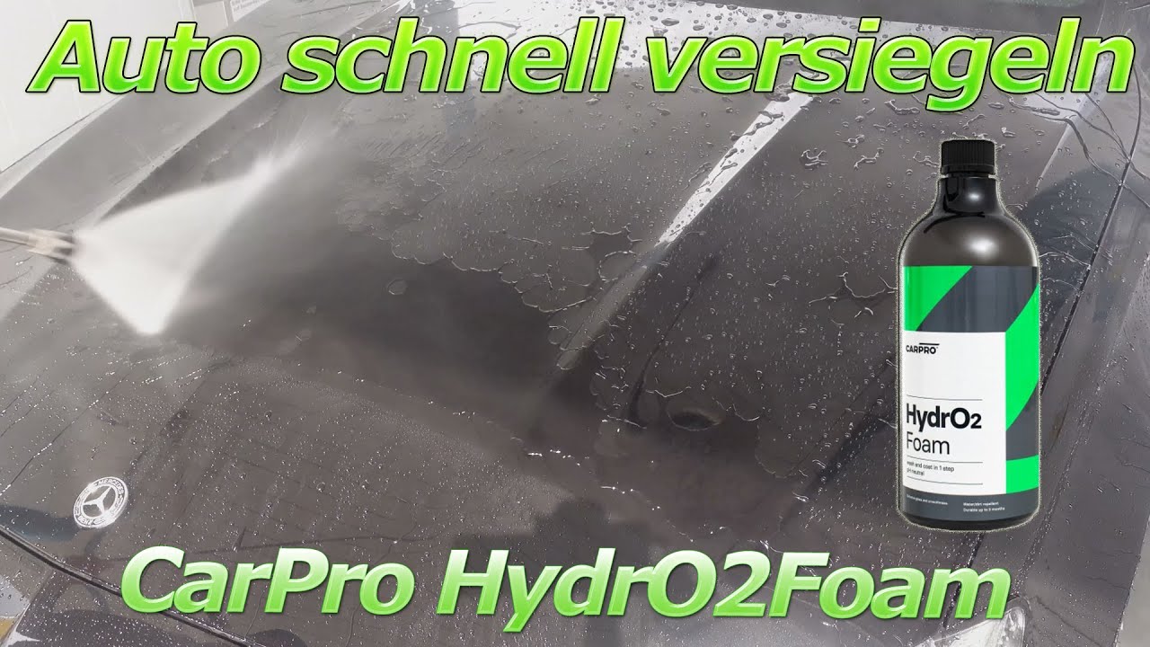 Auto an SB-BOX versiegeln mit CarPro HydrO2Foam Versiegelungs-Shampoo/Foam - waschen und versiegeln