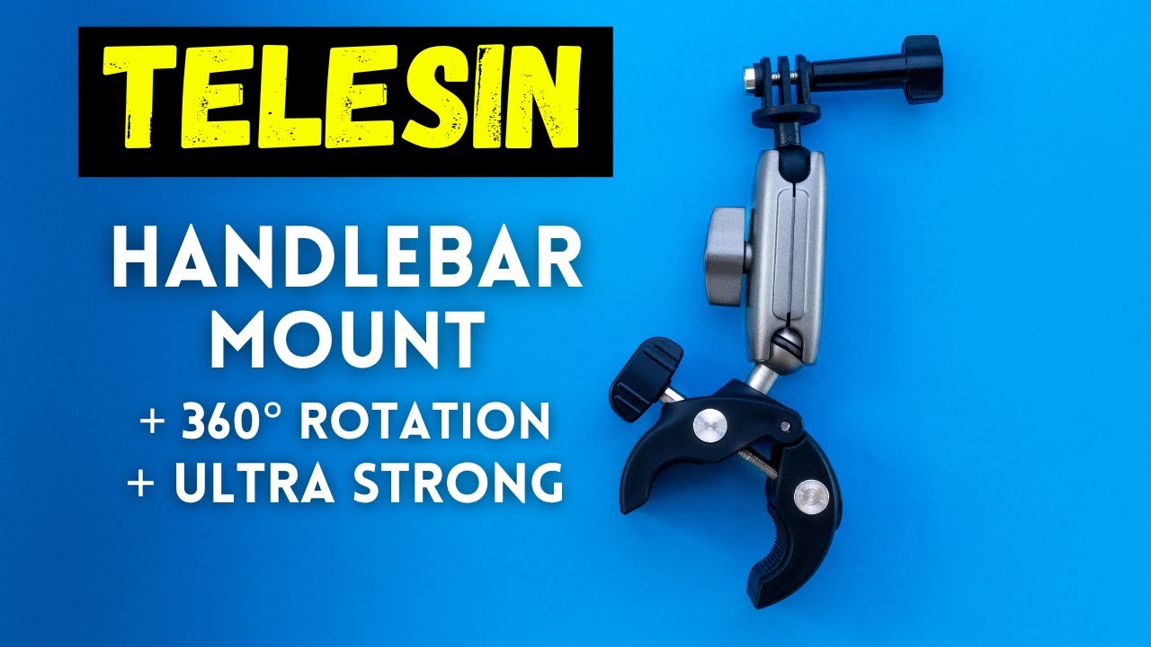 НОВОЕ крепление на руль Telesin — такое прочное и гибкое!