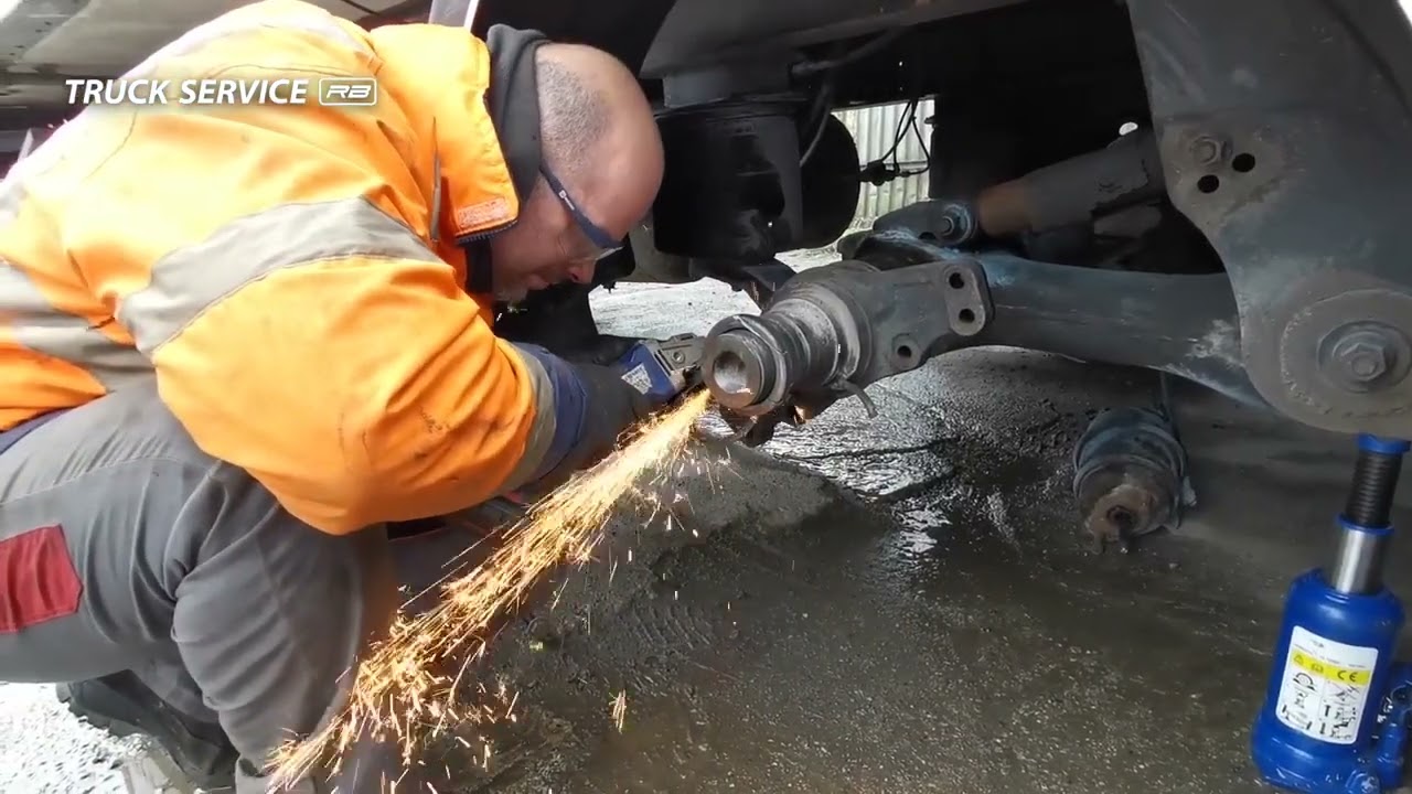 🔵 ODTRHNUTÁ ČASŤ NÁBOJA S KOLESOM 🔵 IRB TRUCK SERVICEI