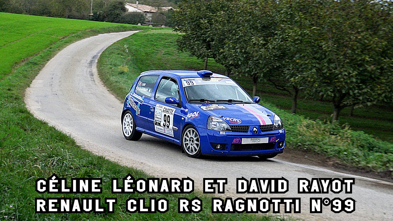 Rallye de la Noix de Grenoble 2024 - Renault Clio RS Ragnotti N°99 - Céline LÉONARD et David RAYOT