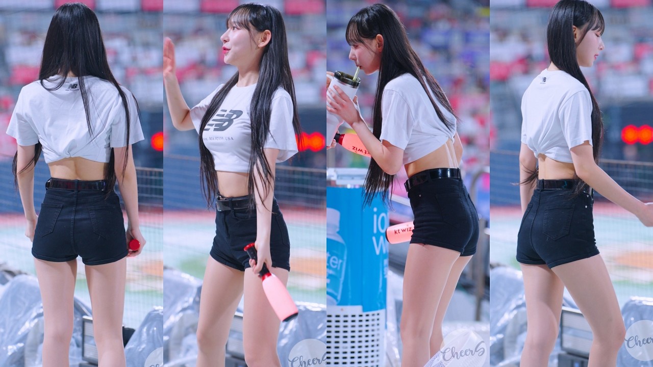 [4K] 칼같이 선 기립근 정희정 치어리더 직캠 Jeong Hee-Jeong cheerleader KT위즈 250422