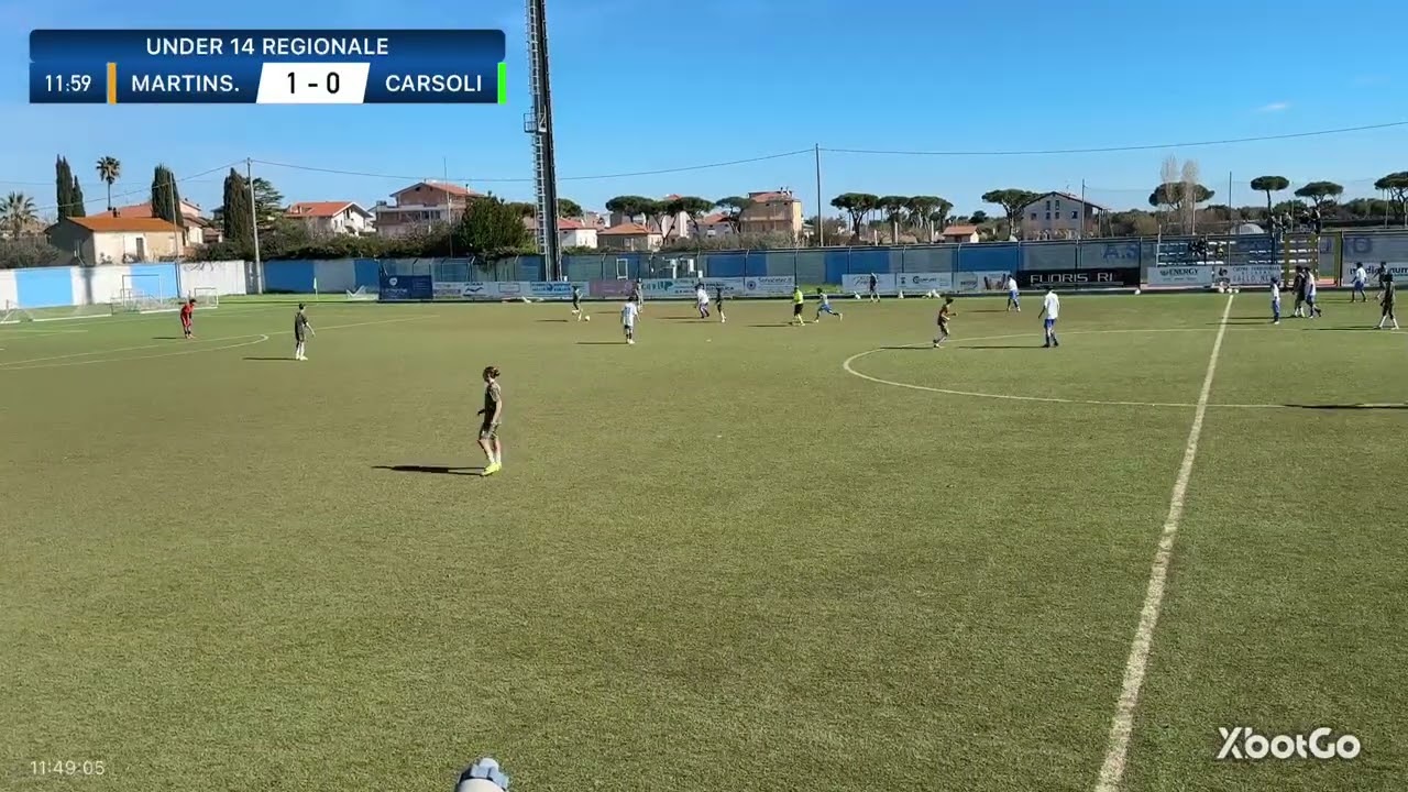 UNDER 14 REG. MARTINSICURO - CARSOLI I TEMPO