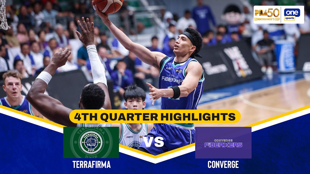 CONVERGE vs TERRAFIRMA | 4TH QUARTER HIGHLIGHTS | PBA SEASON 50 COMMISSIONER’S CUP