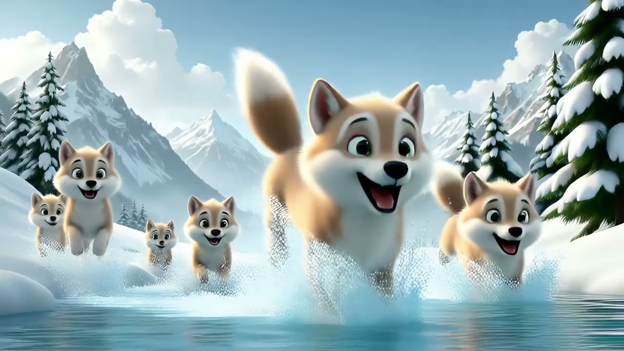 🐺❄️ Lupul în Zăpadă! 🐺❄️ | O Poveste de Prietenie la Munte 🐺❄️