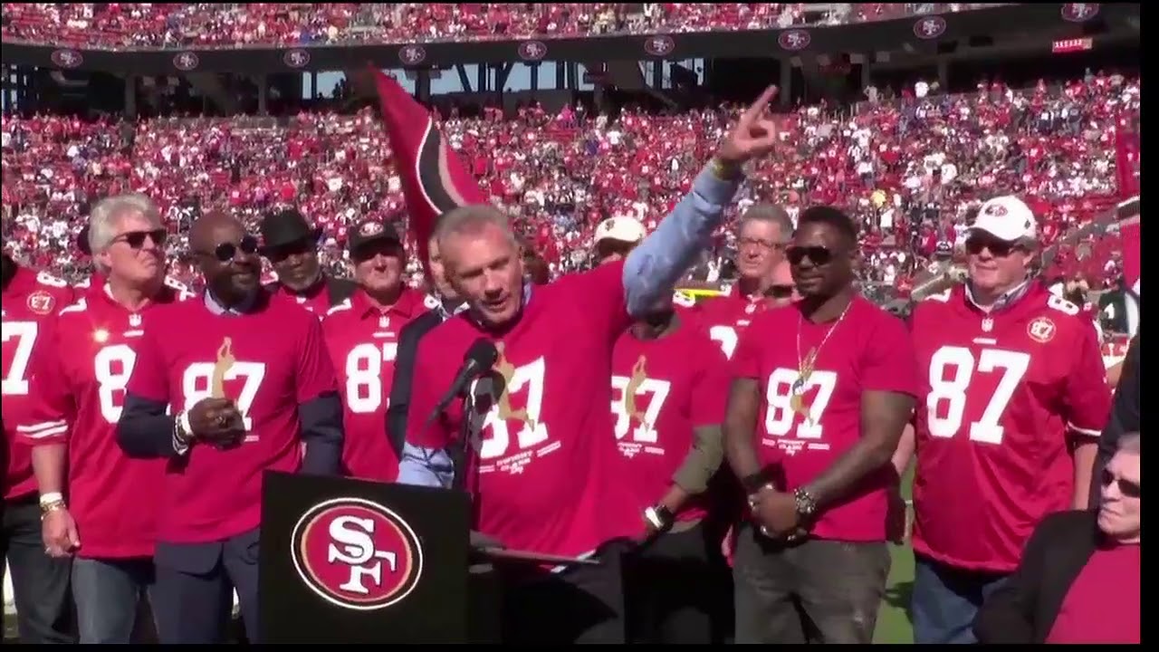 Dwight Clark speech at Levi's Stadium