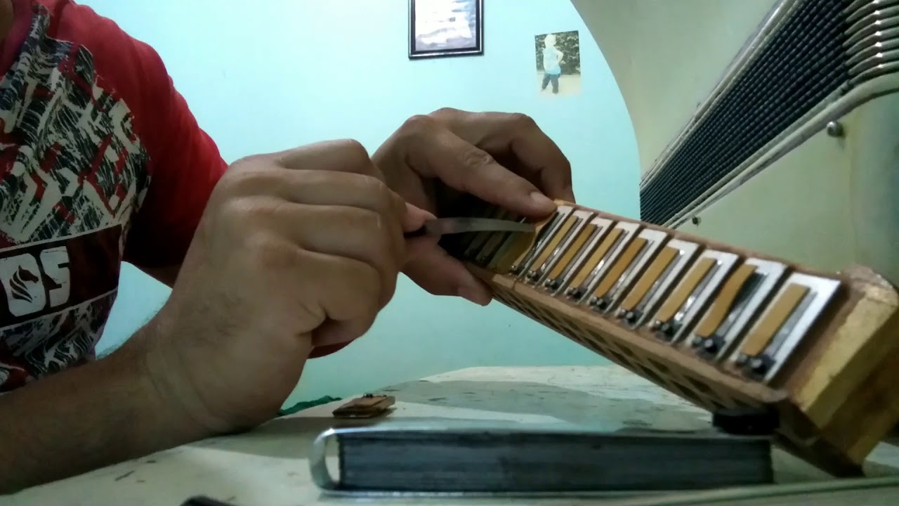 Vídeo aula como fazer afinação de um Acordeon