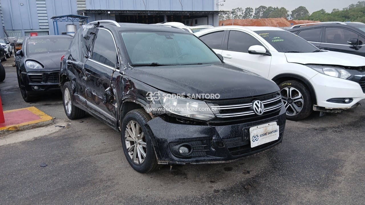 COMPREI UMA TIGUAN DESTRUÍDA NO LEILÃO ! Será que deu bom ?