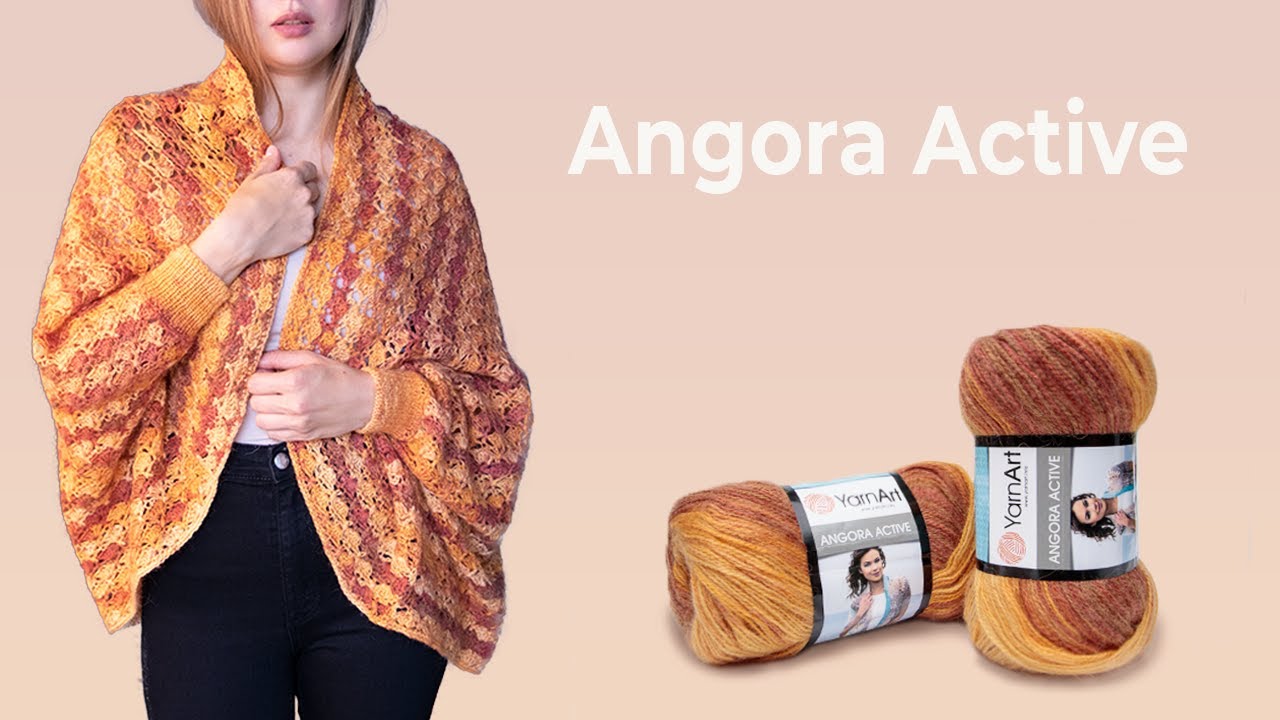 Angora Active YarnArt - очень пушистая и легкая пряжа с отличным сочетанием акрила и мохера.