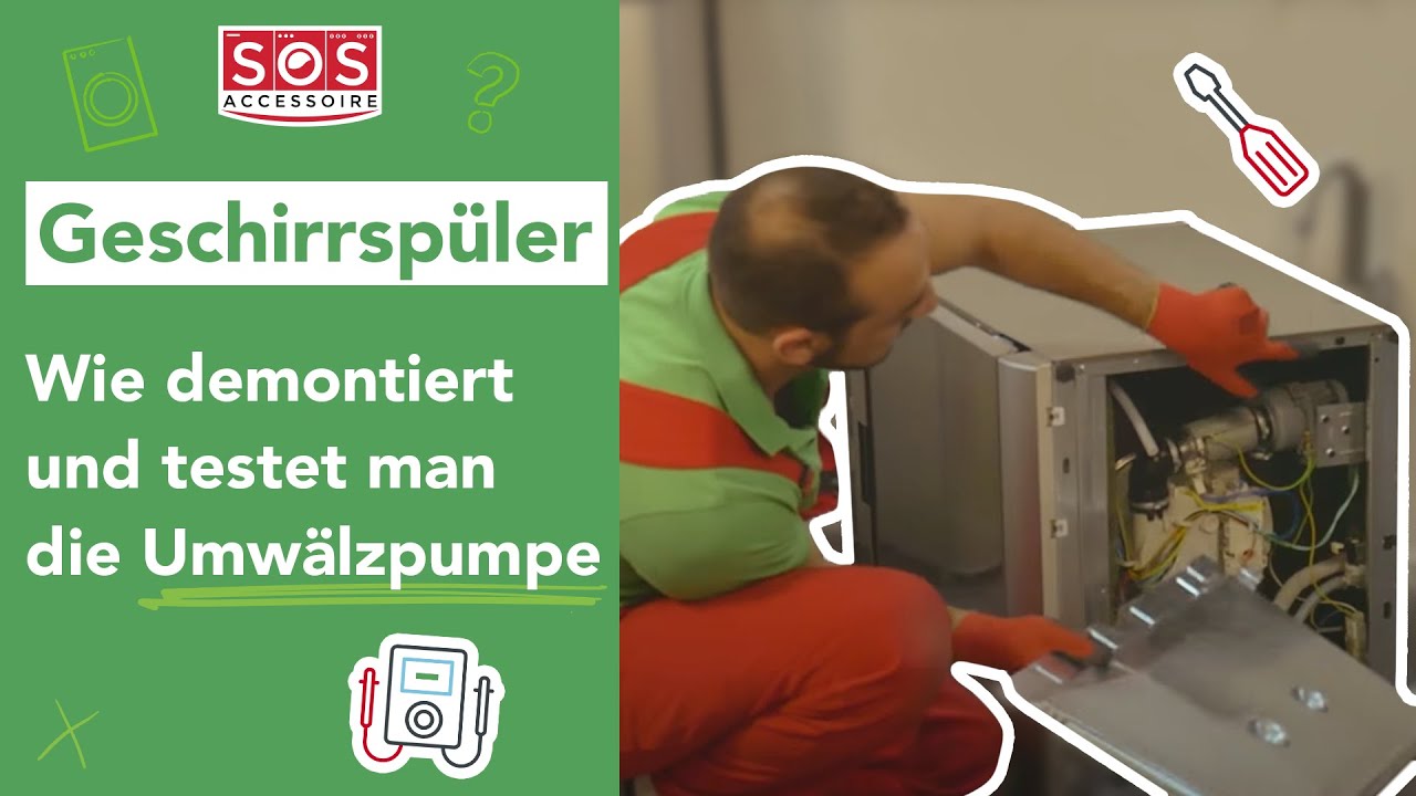 🛠 Wie demontiert und testet man die Umwälzpumpe einer Geschirrspülmaschine ?