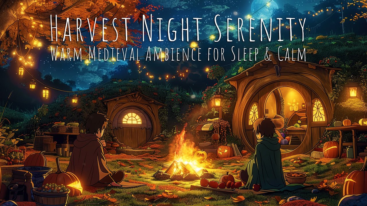 Harvest Night Serenity | Warm Medieval Ambience for Sleep & Calm