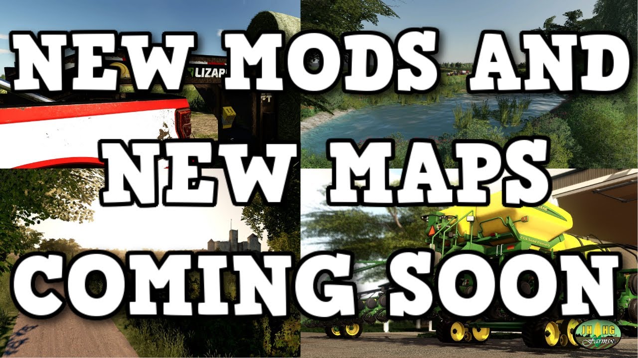 NEW MODS AND MAPS COMING SOON TO ALL PLATFORMS (XBOX, PS4, AND PC) | Farming Simulator 19