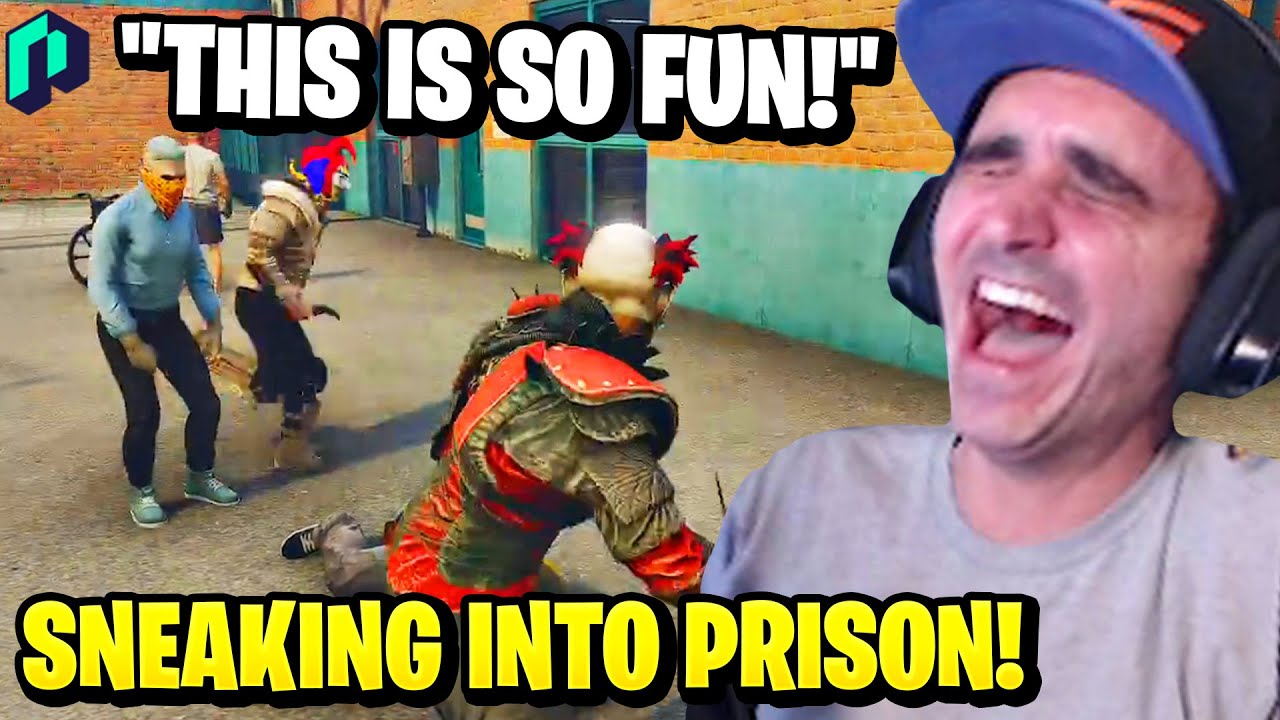 Summit1g Hilariously Sneaks INTO Prison with Clown Gang! | GTA 5 NoPixel RP