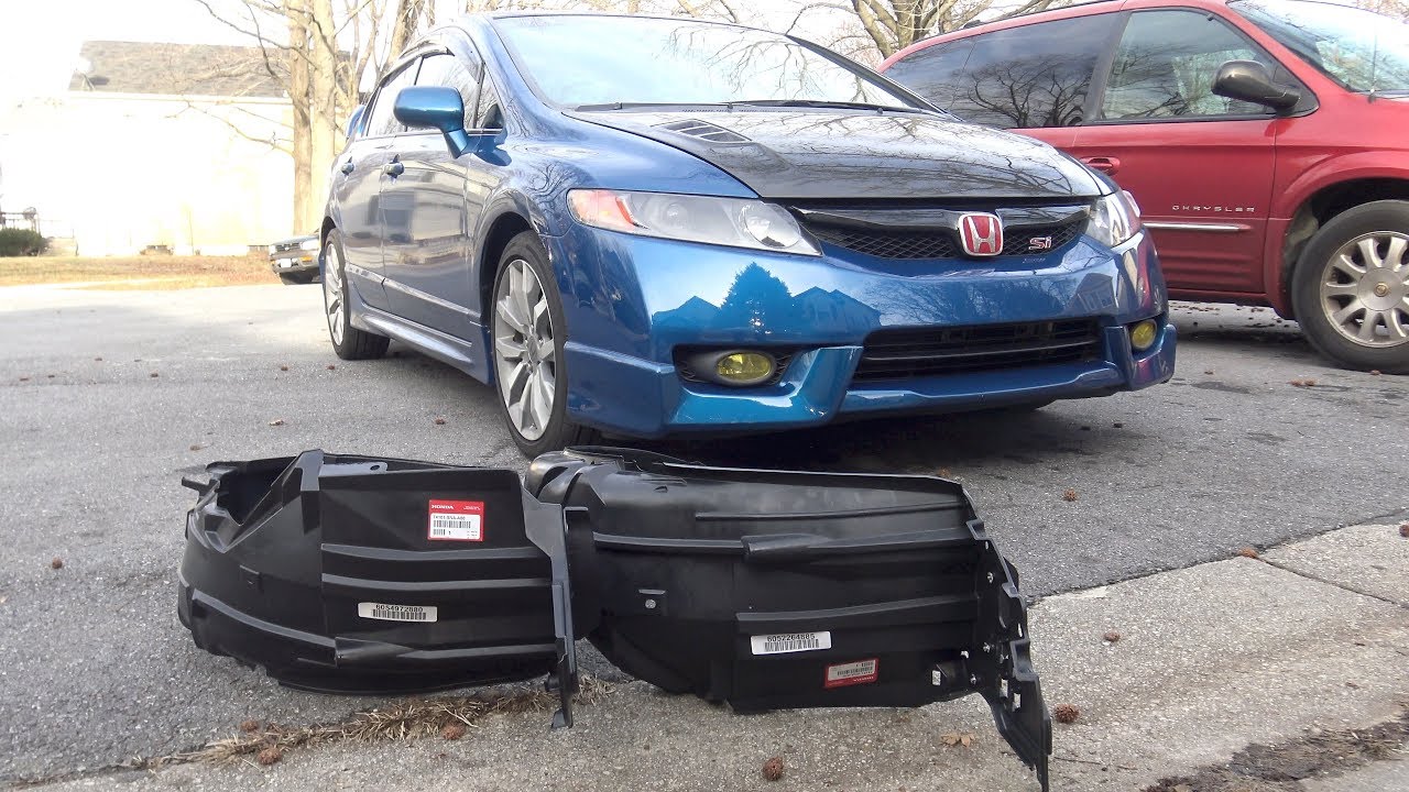 INSTALLING NEW FENDERS LINERS 06-11 8thgen Honda Civic Si
