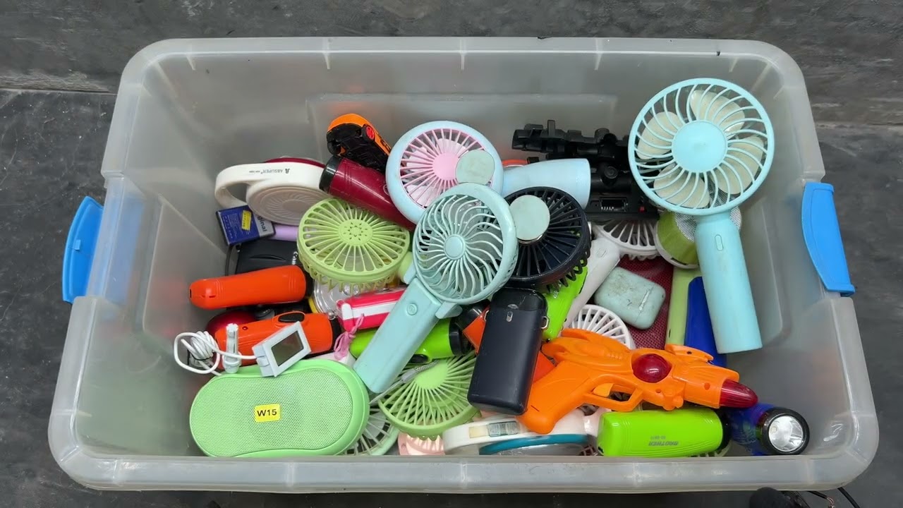 Breaking and opening dc motor fan | old fan and toys motor