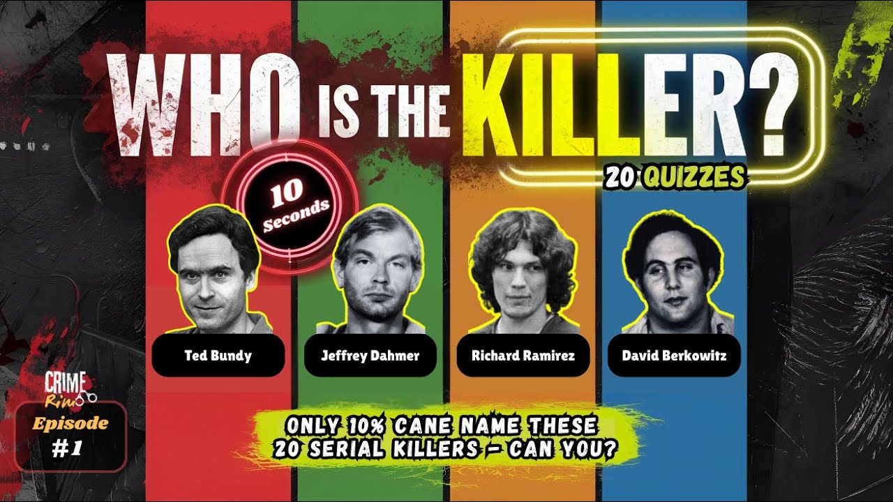 Can You Identify the Serial Killer in Just 10 Seconds? | Quiz #1