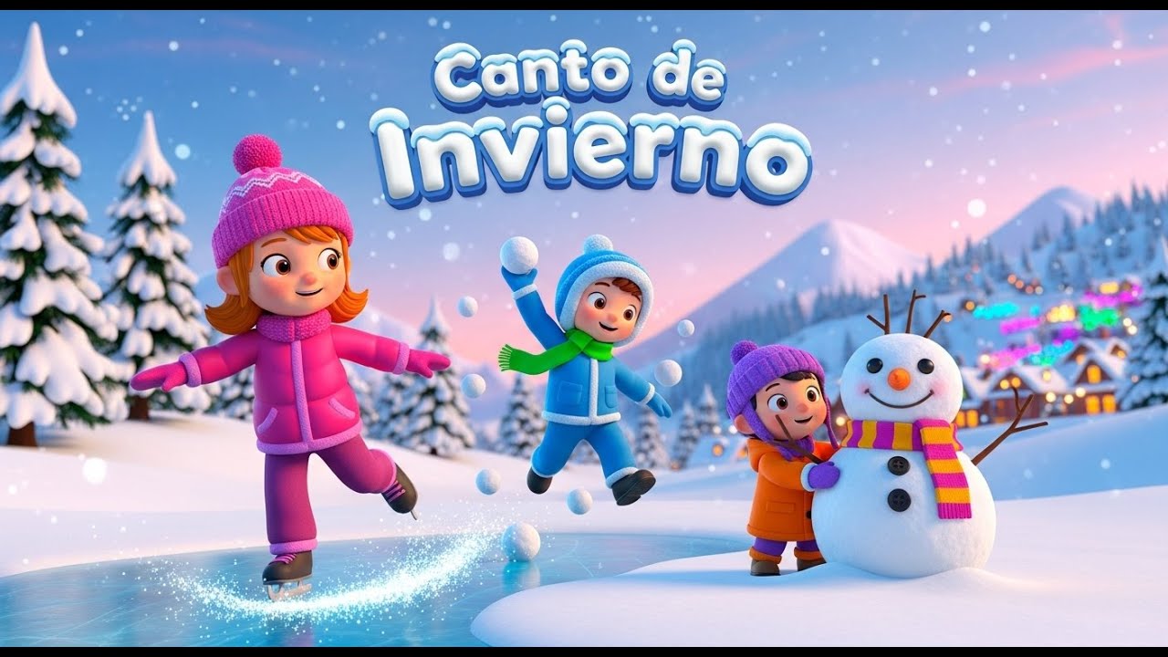 ☃️❄️ ¡Hola Invierno! | Canción de Invierno para Niños 🎶🌨️
